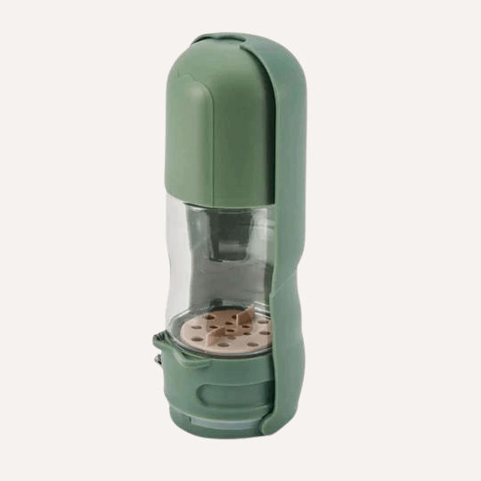 PetSip Travel Dog Water Bottle with Treat Holder – Leakproof & BPA-Free 350mL